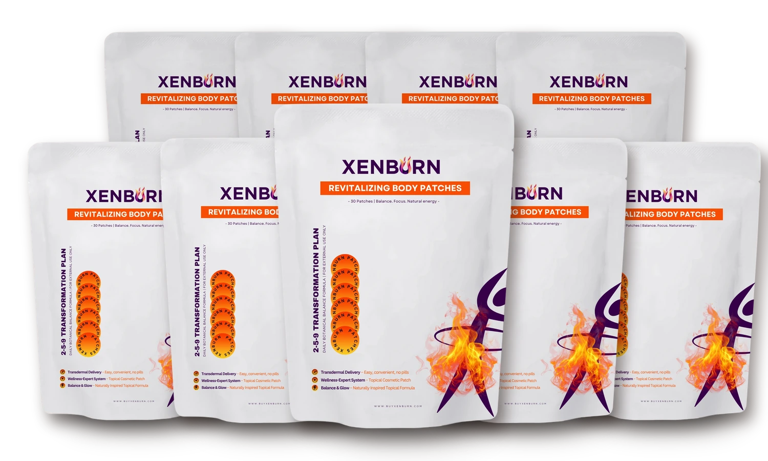 XenBurn nine pouches